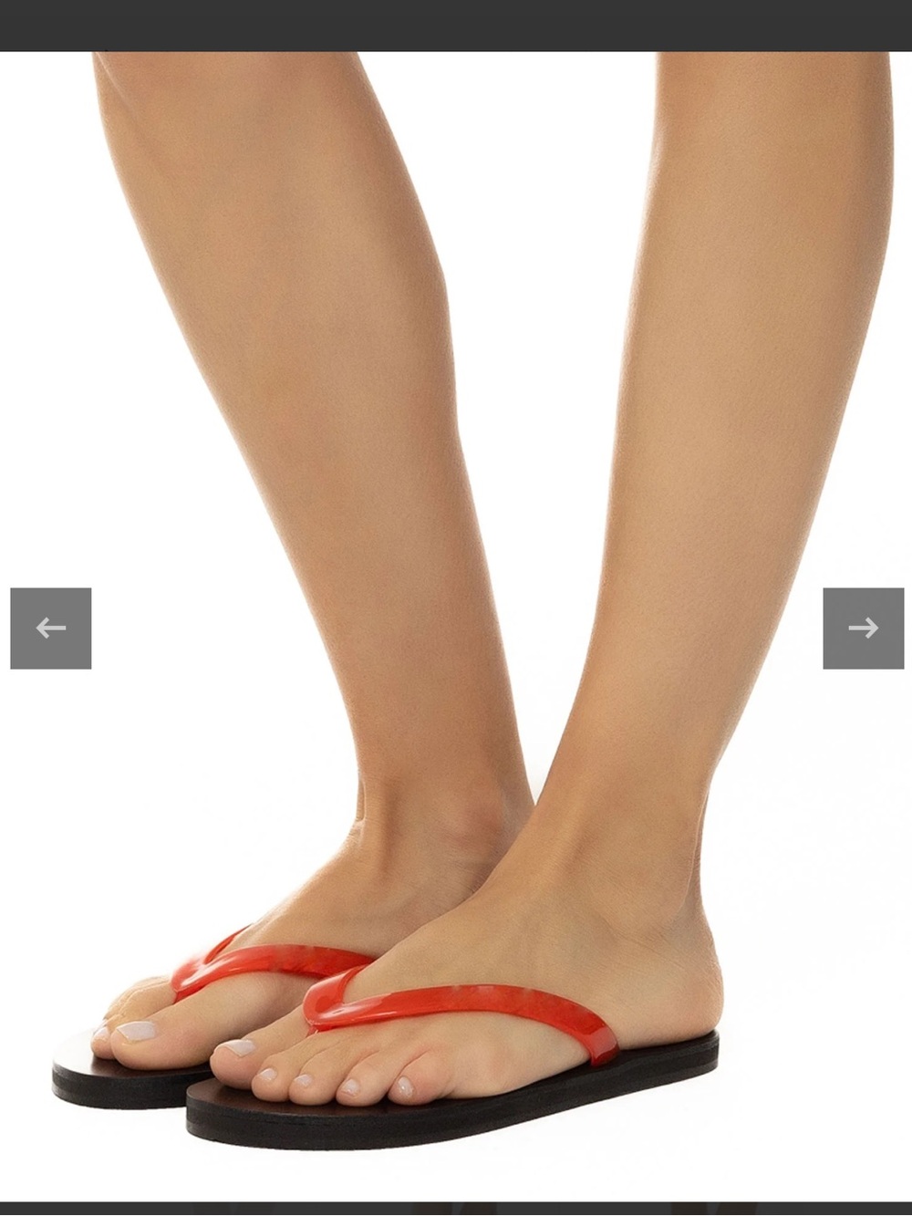 Red Jelly Beach Flip Flop